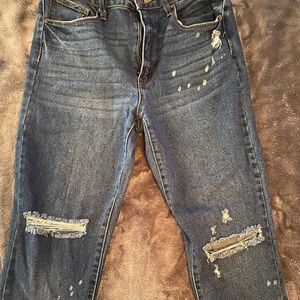 Womens distressed jeans